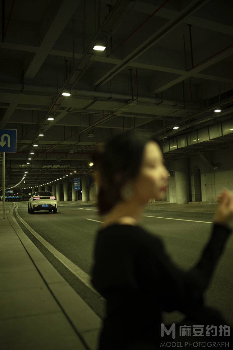 夜景模特