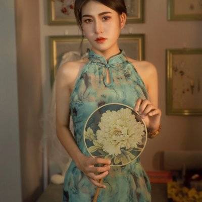 黑白模特