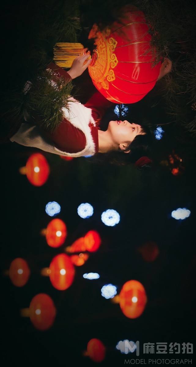 夜景模特