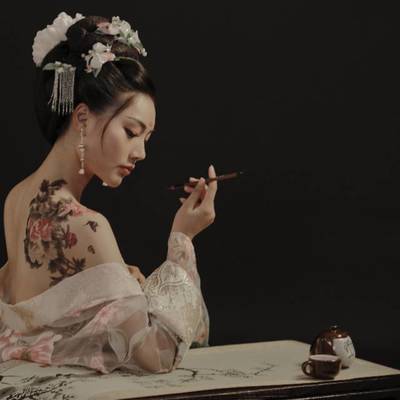 妆容模特