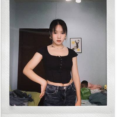 黑白模特