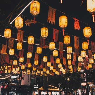 夜景模特