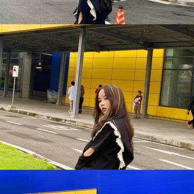 黑白模特