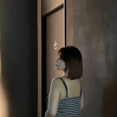 黑白模特