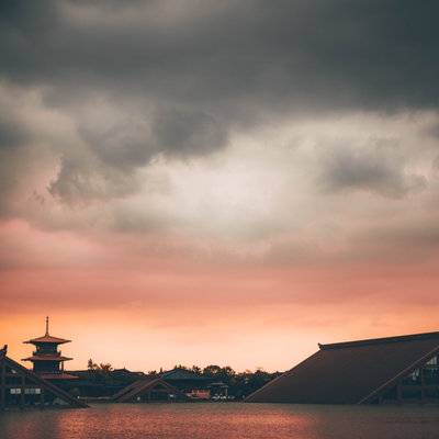 夜景模特