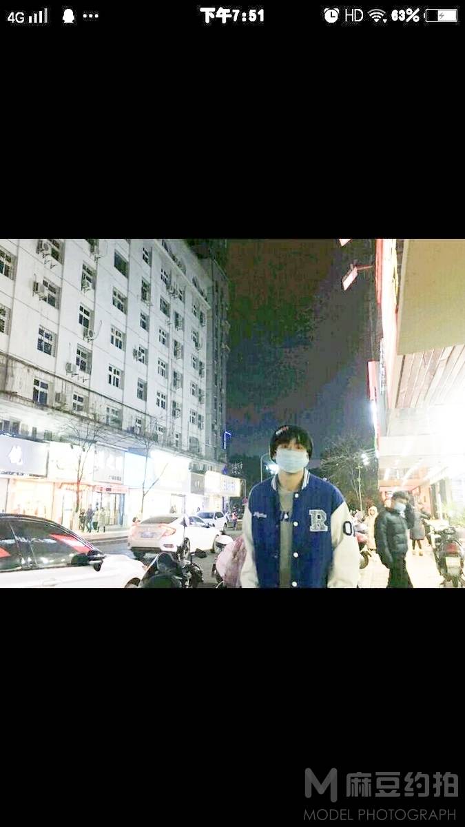 夜景模特