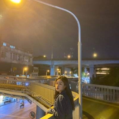 夜景模特