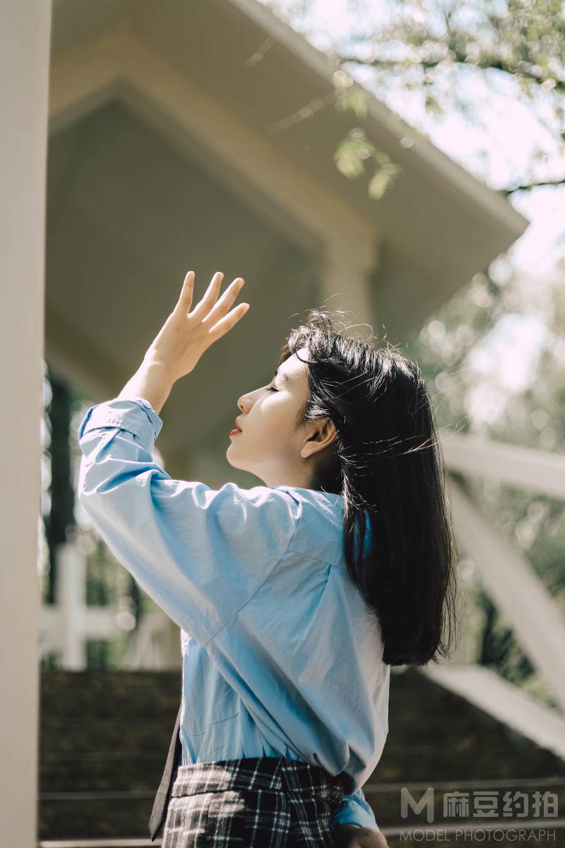 黑白模特