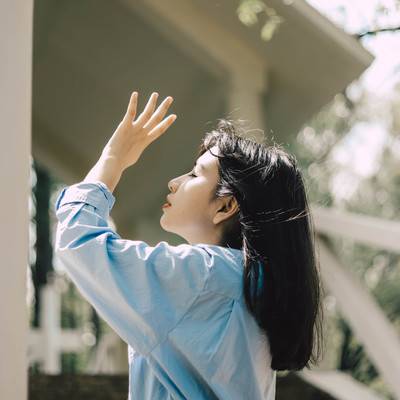 黑白模特