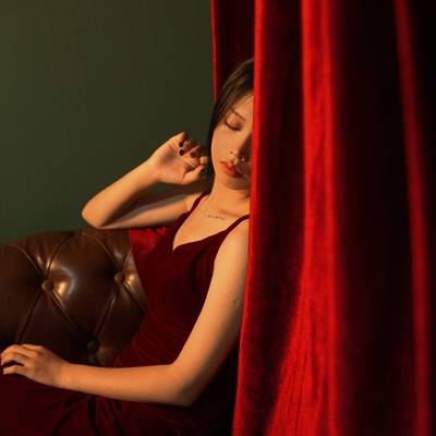 黑白模特
