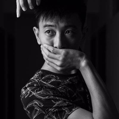 黑白模特