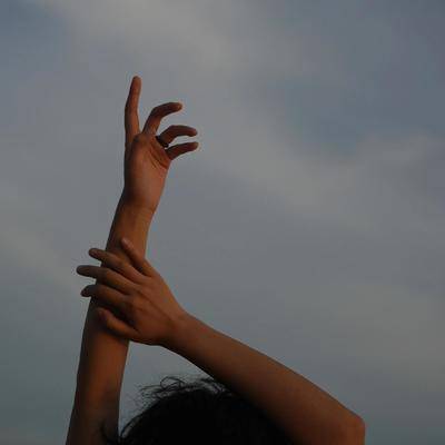 黑白模特