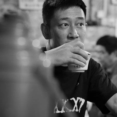 黑白模特