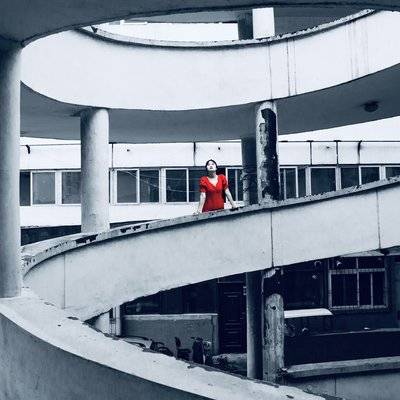 黑白模特