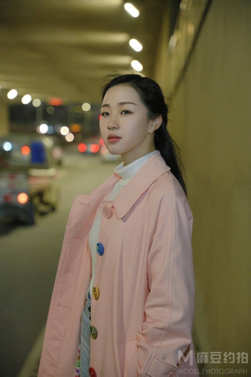 夜景模特
