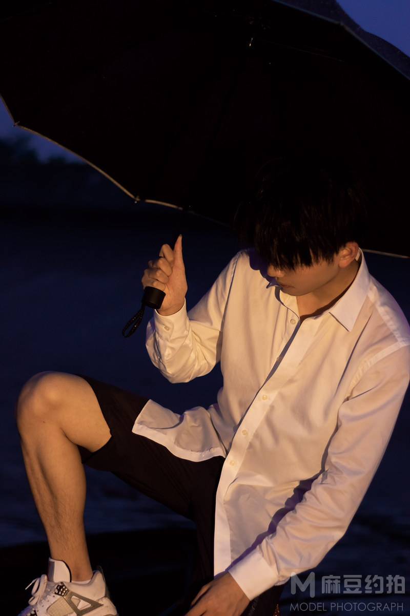 夜景模特