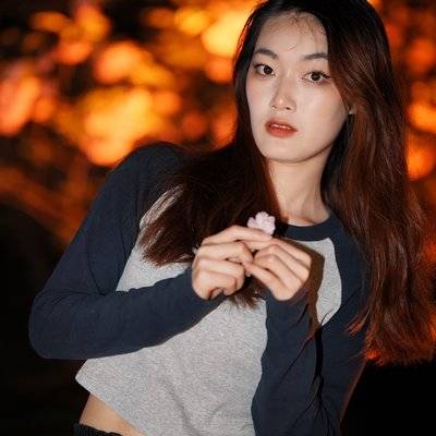 夜景模特