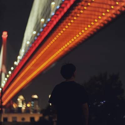 夜景模特