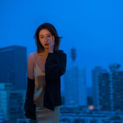 夜景模特