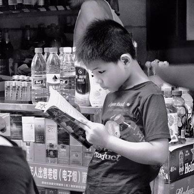 黑白模特