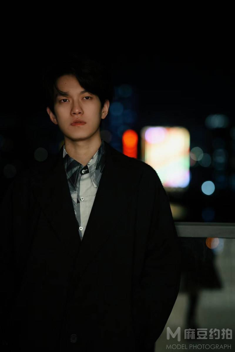 夜景模特