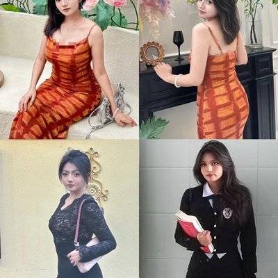 黑白模特