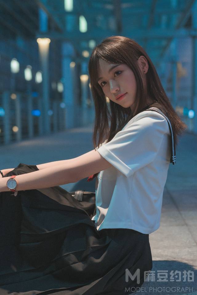 夜景模特