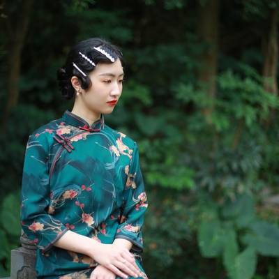 黑白模特