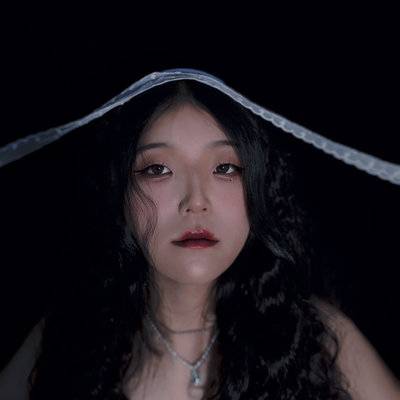 黑白模特