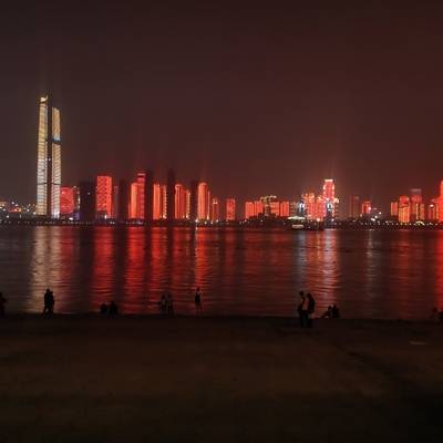 夜景模特