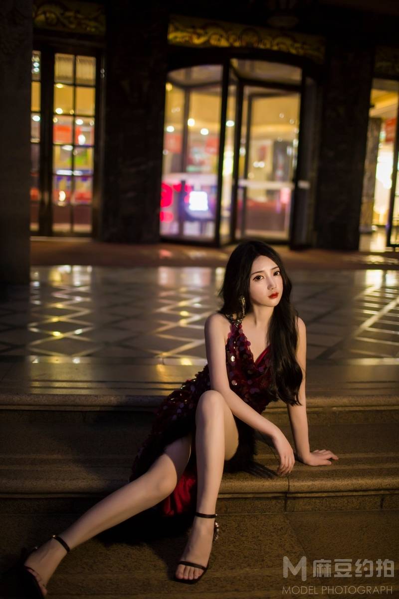 夜景模特