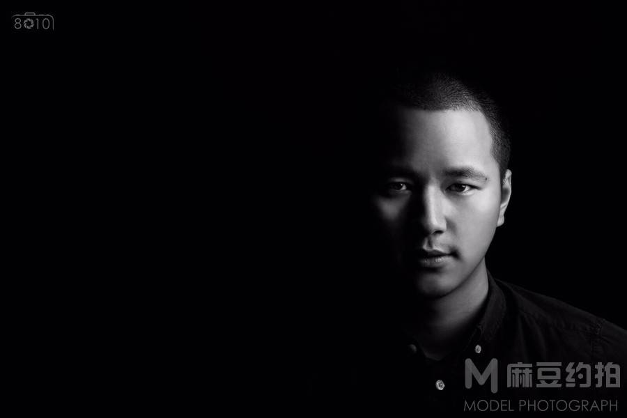 黑白模特