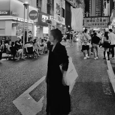 夜景模特