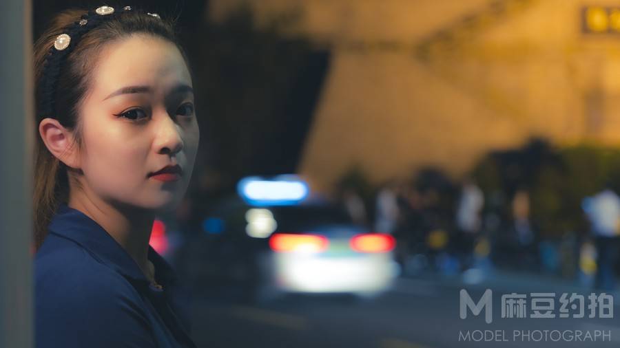 夜景模特