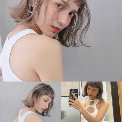 黑白模特
