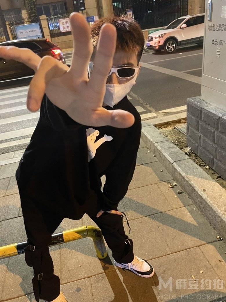 夜景模特