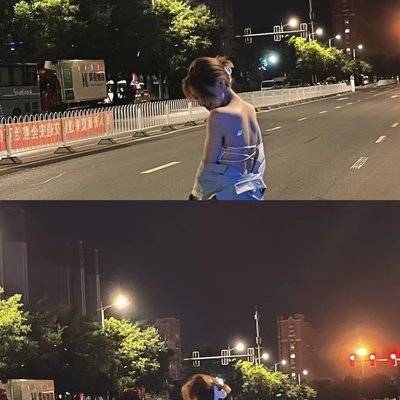 夜景模特