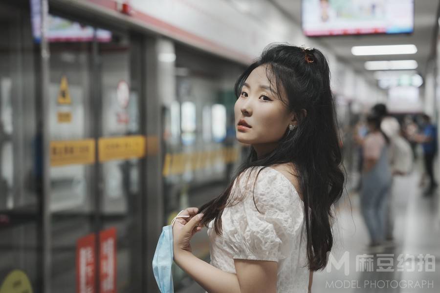 夜景模特