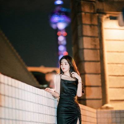 夜景模特
