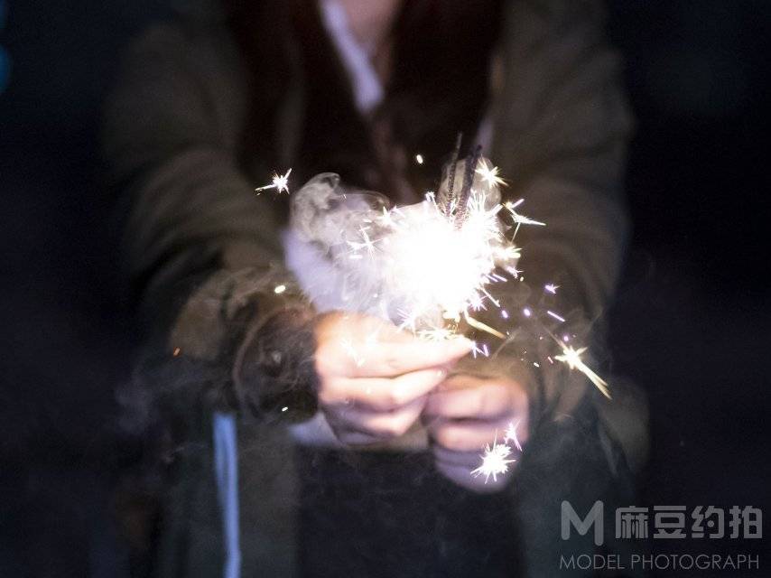 夜景模特
