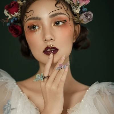 妆容模特