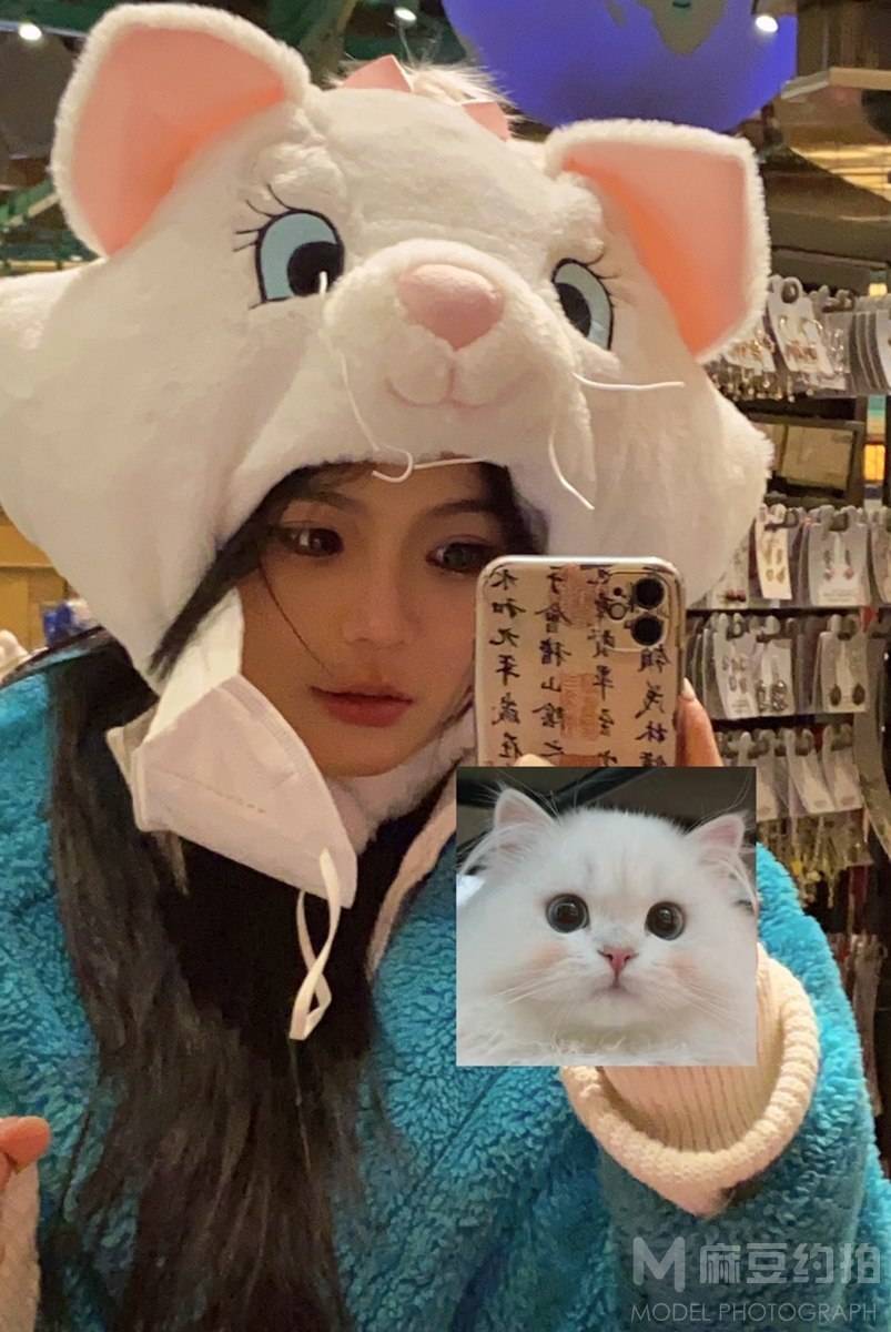 黑白模特