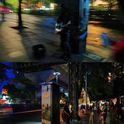 黑白模特