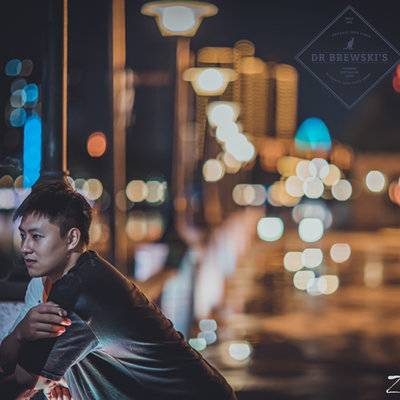 黑白模特