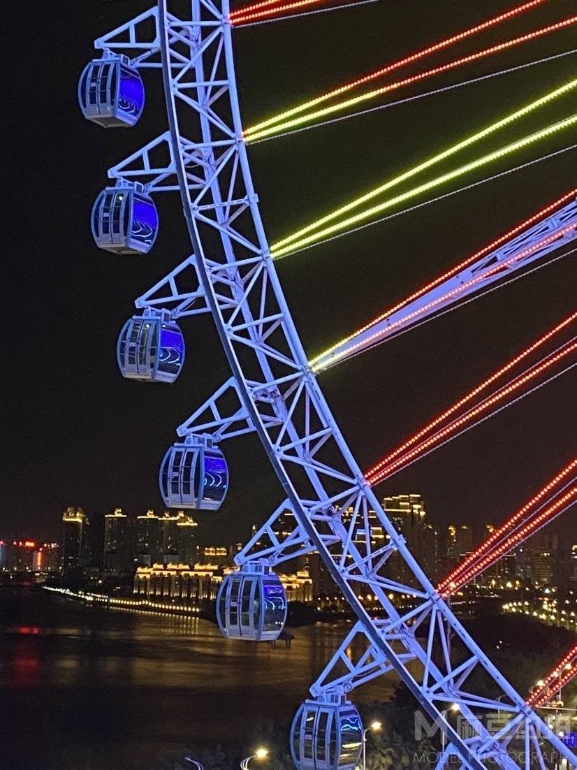 夜景模特