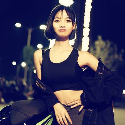 夜景模特