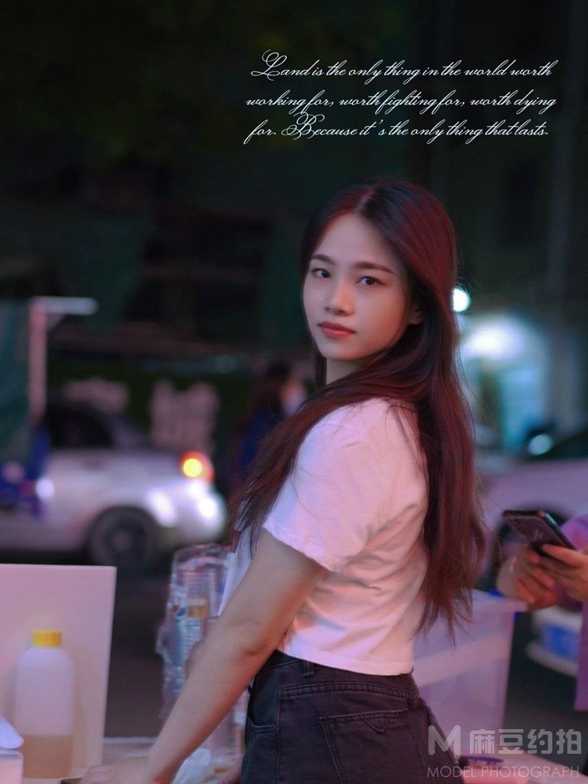 夜景模特