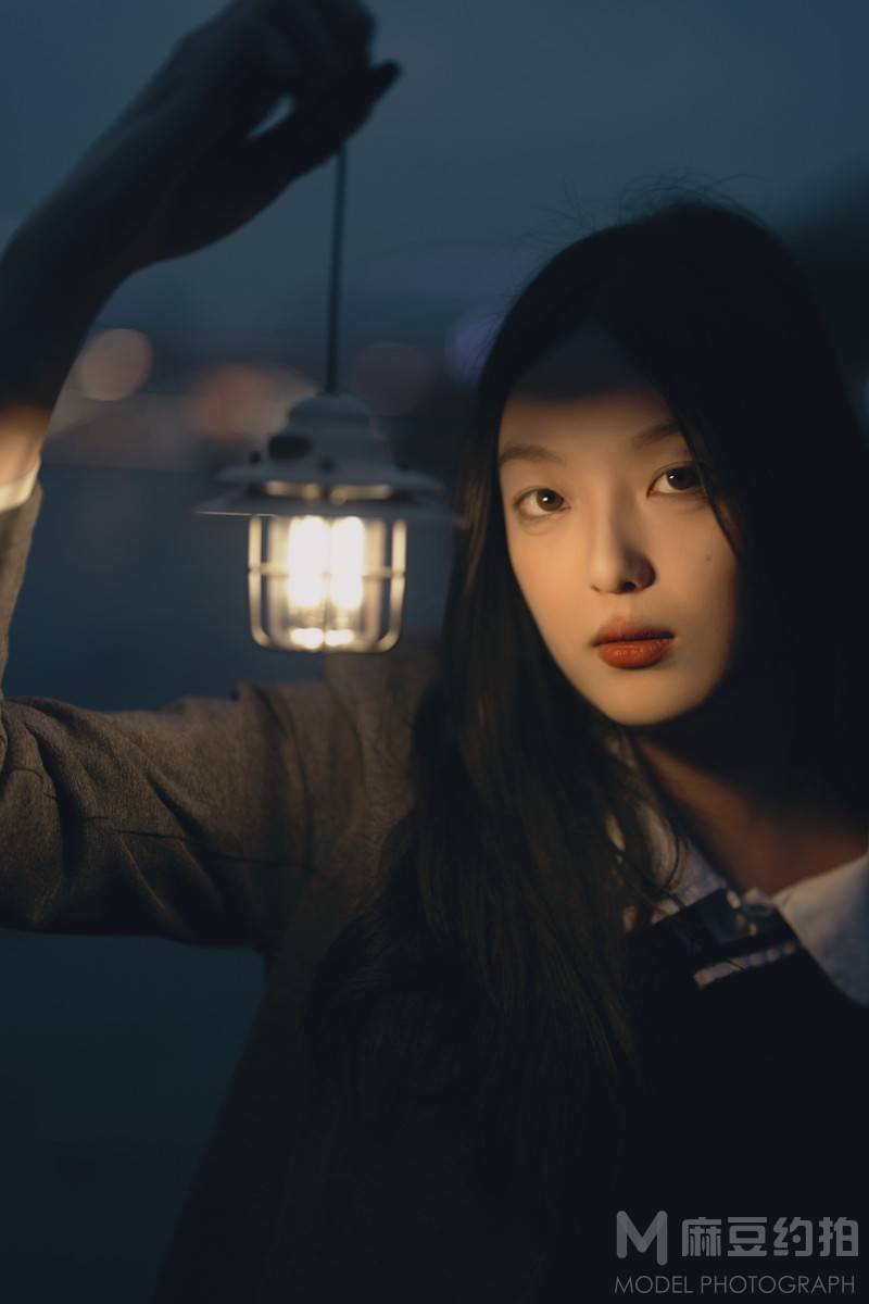 夜景模特