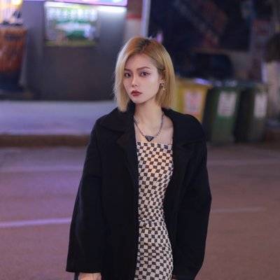 夜景模特