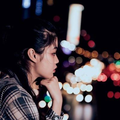 夜景模特